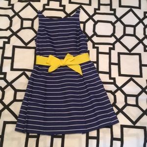 Girl’s POLO Ralph Lauren striped dress with bow